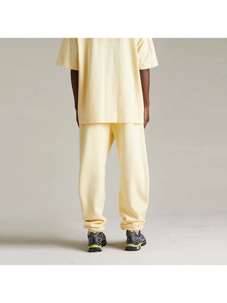 Спортивные брюки Fear of God Essentials Sweatpant 'Garden Yellow' — изображение 4 из 5, желтый