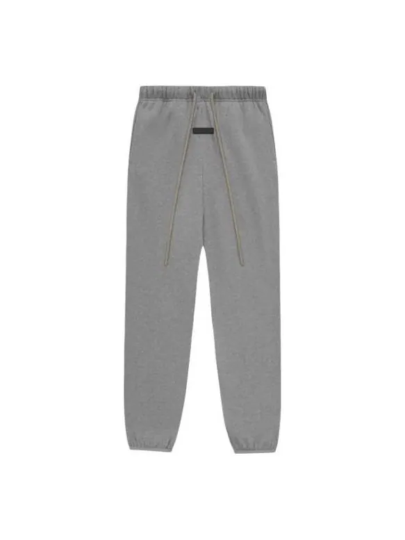 Спортивные брюки Fear of God Essentials Sweatpant 'Dark Heather Oatmeal' — изображение 1 из 6, серый