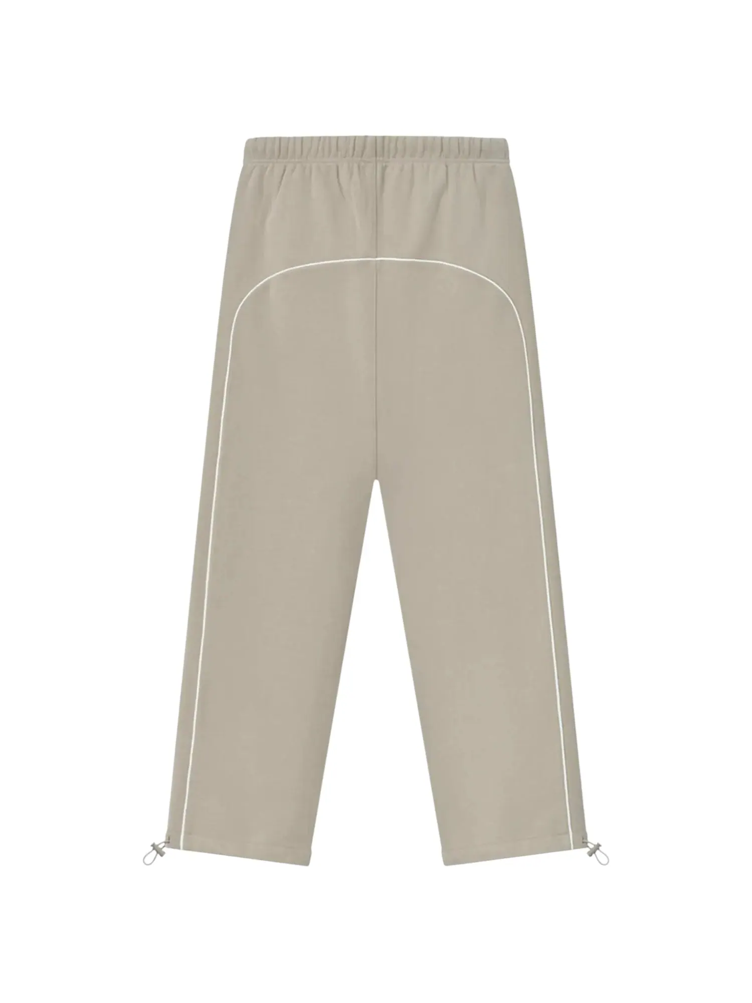 Брюки Fear of God Essentials Relaxed Fleece Sweatpant With Piping 'Timber Cloud White' — изображение 2 из 2, бежевый