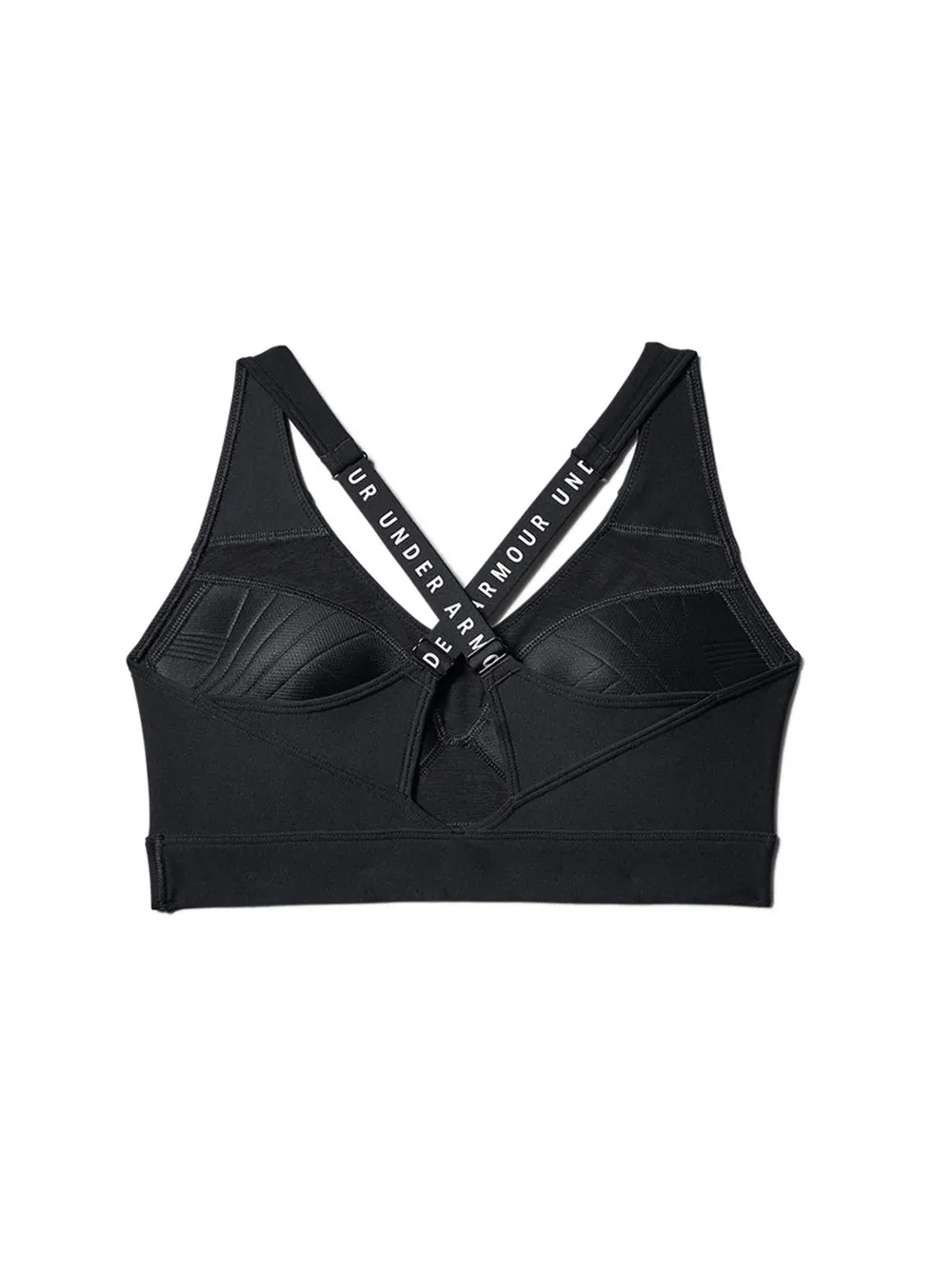 Бюстгальтер (WMNS) Under Armour Vanish Mid Bra 'Black' — изображение 2 из 4, черный