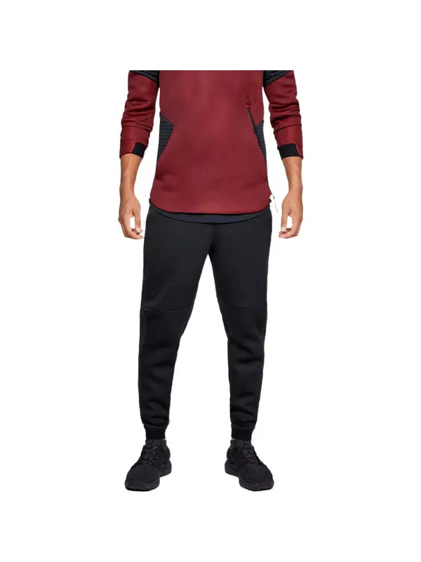 Брюки unstoppable move pants 'black' Under Armour — изображение 3 из 4, черный