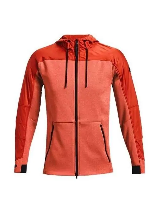 Куртка coldgear swacket jacket 'coral red' Under Armour — изображение 1 из 4, красный