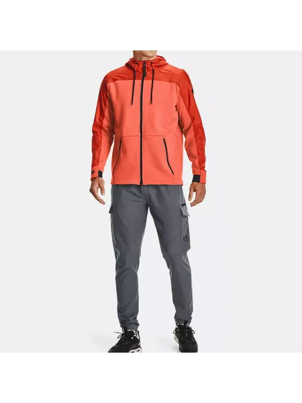 Куртка coldgear swacket jacket 'coral red' Under Armour — изображение 3 из 4, красный