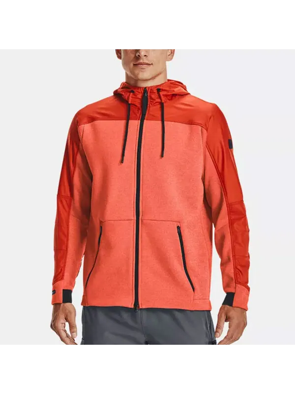 Куртка coldgear swacket jacket 'coral red' Under Armour — изображение 4 из 4, красный