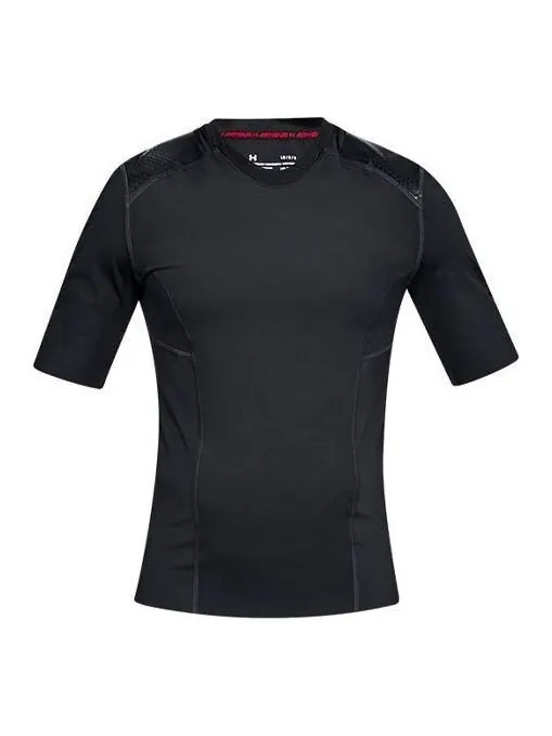 Футболка perpetual superbase 1/2 sleeve t-shirt 'black' Under Armour — изображение 1 из 4, черный