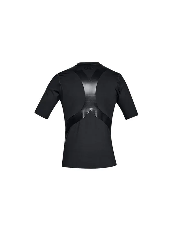 Футболка perpetual superbase 1/2 sleeve t-shirt 'black' Under Armour — изображение 2 из 4, черный