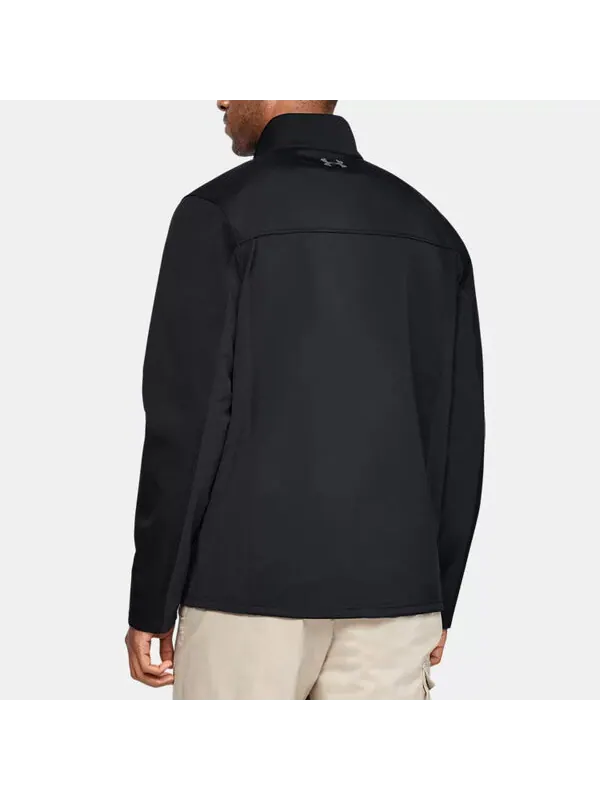 Куртка Men's Under Armour Training Casual logo Sports Jacket Black — изображение 4 из 4, черный