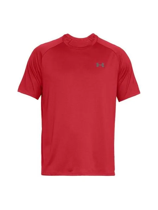 Футболка men's ua tech2.0 training sports red Under Armour — изображение 1 из 4, красный