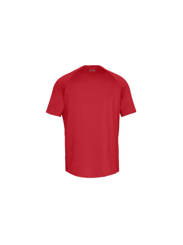 Футболка men's ua tech2.0 training sports red Under Armour — изображение 2 из 4, красный