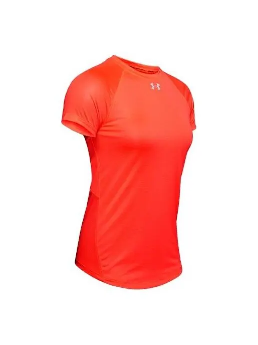 Футболка qualifier hexdelta round-neck red Under Armour — изображение 1 из 4, красный