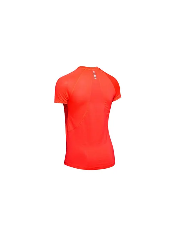 Футболка qualifier hexdelta round-neck red Under Armour — изображение 2 из 4, красный