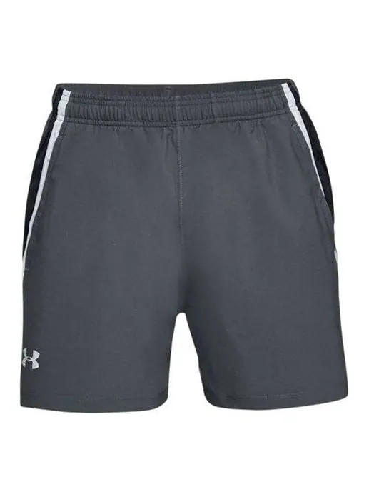 Шорты launch sw 5 inch shorts 'dark grey' Under Armour — изображение 1 из 4, серый