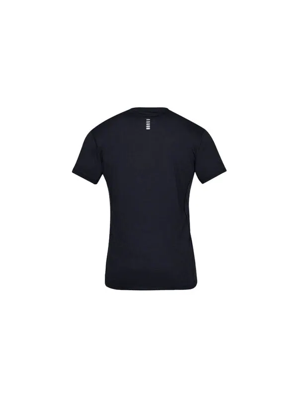 Футболка men's streaker series running sports short sleeve black Under Armour — изображение 2 из 4, черный