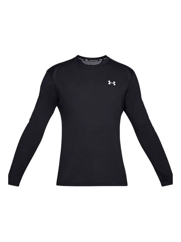 Футболка men's streaker long sleeves black Under Armour — изображение 1 из 4, черный