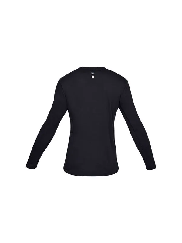 Футболка men's streaker long sleeves black Under Armour — изображение 2 из 4, черный