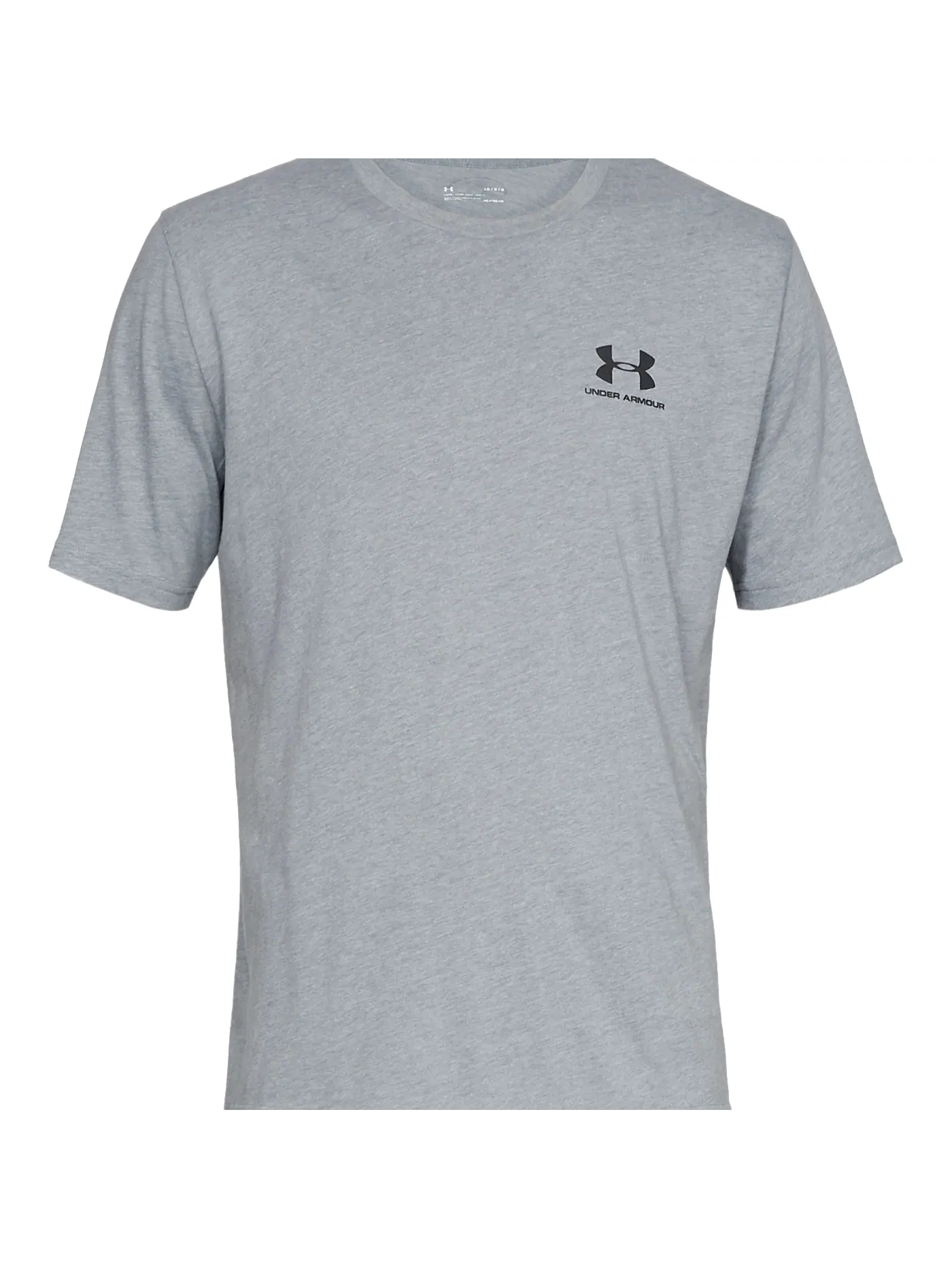 Футболка Under Armour Left Chest Logo — изображение 1 из 5, серый