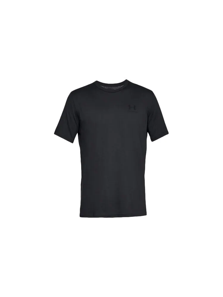 Футболка Under Armour Left Chest Logo — изображение 2 из 5, черный