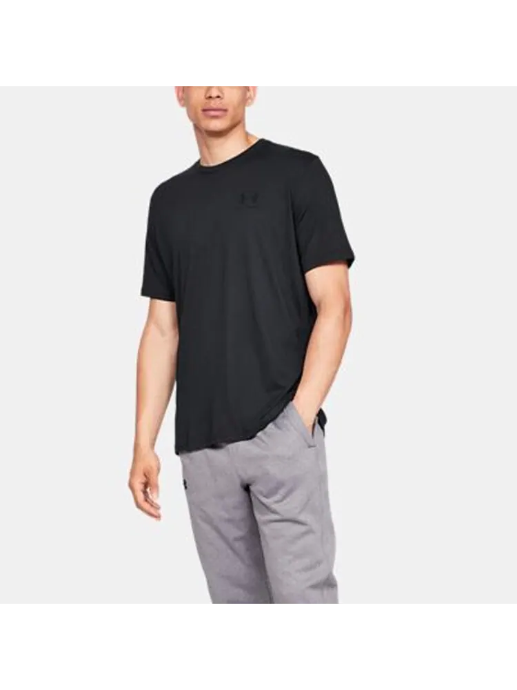 Футболка Under Armour Left Chest Logo — изображение 3 из 5, черный