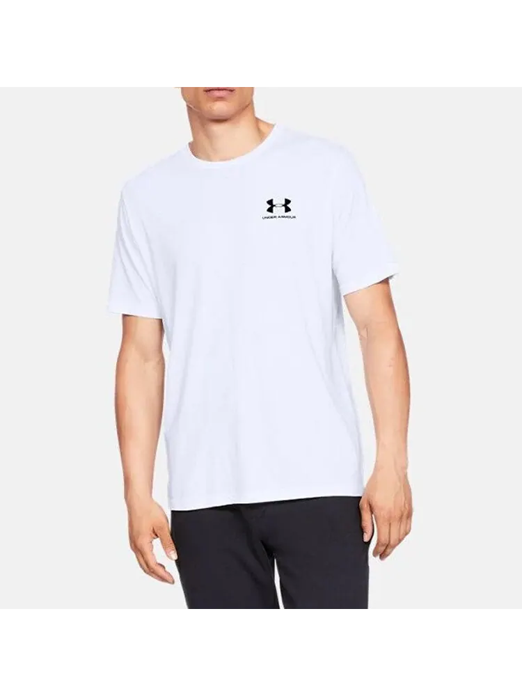 Футболка Under Armour Left Chest Logo — изображение 3 из 5, белый