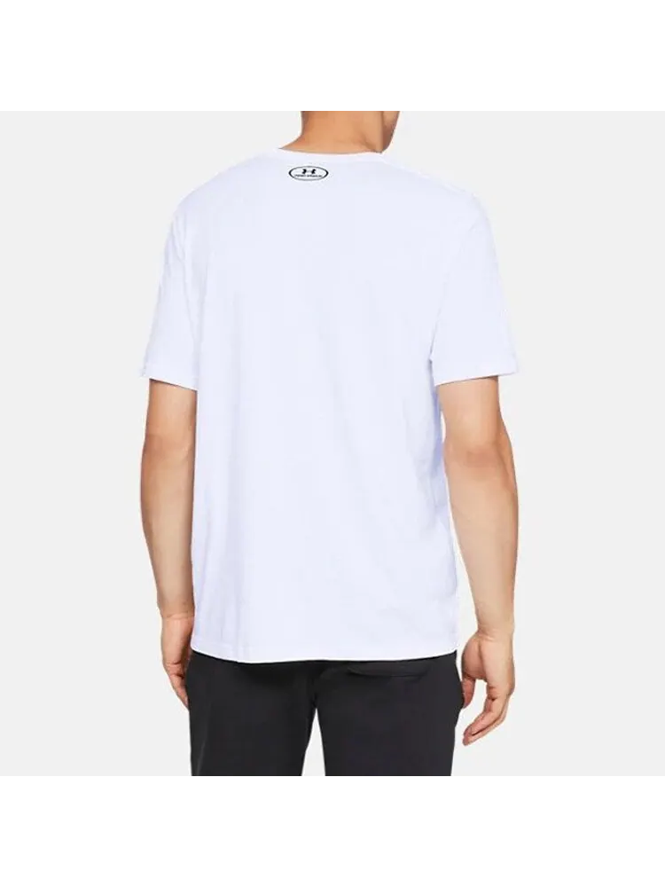 Футболка Under Armour Left Chest Logo — изображение 5 из 5, белый
