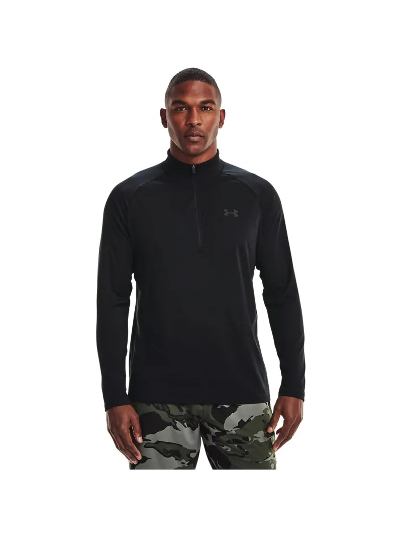 Лонгслив Under Armour UA Tech ½ Zip — изображение 3 из 6, черный