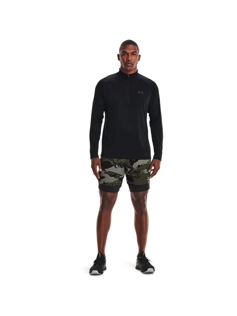 Лонгслив Under Armour UA Tech ½ Zip — изображение 5 из 6, черный