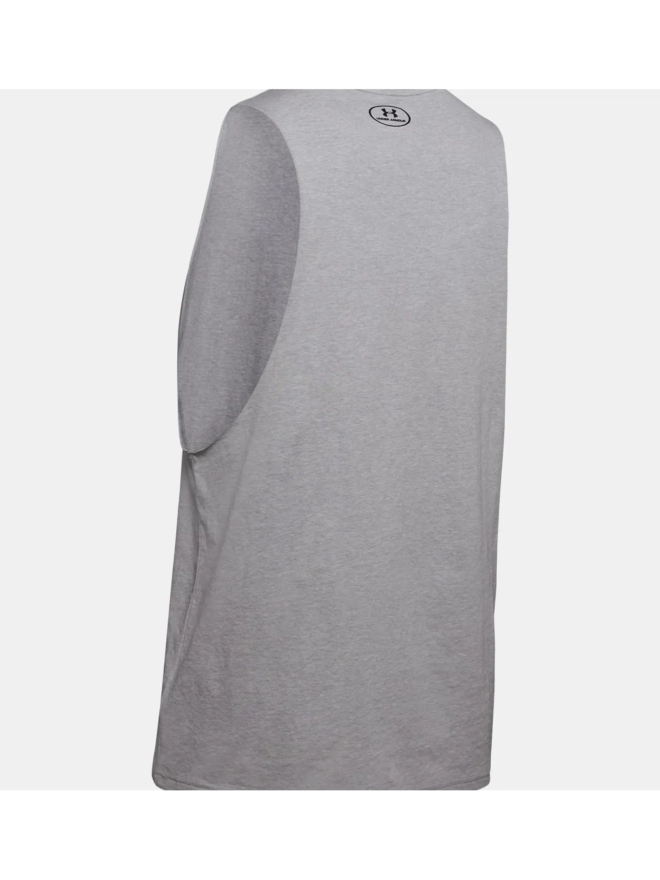 Майка Under Armour Left Chest Cut-Off — изображение 3 из 5, серый