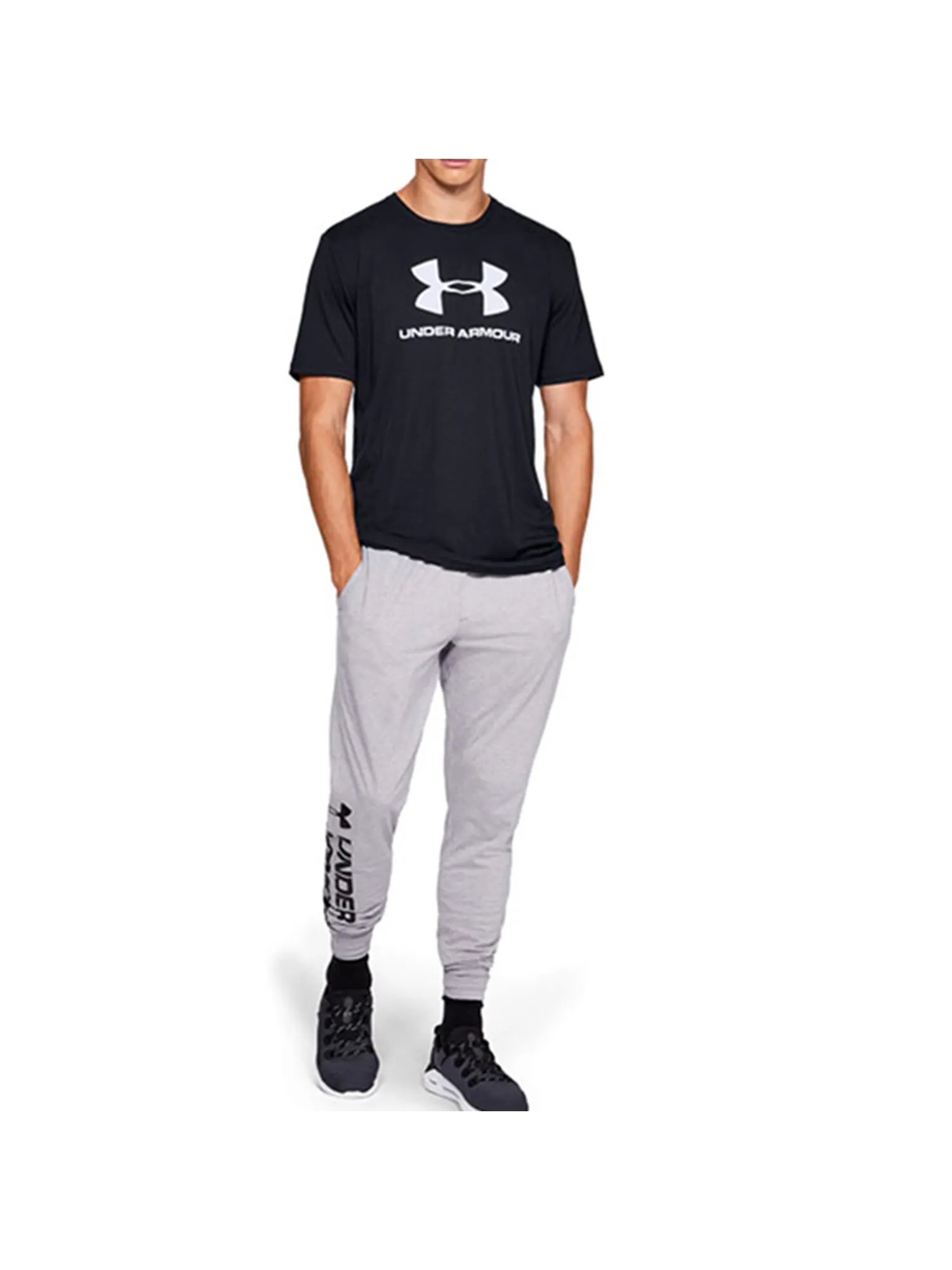 Футболка Under Armour UA Logo — изображение 3 из 5, черный