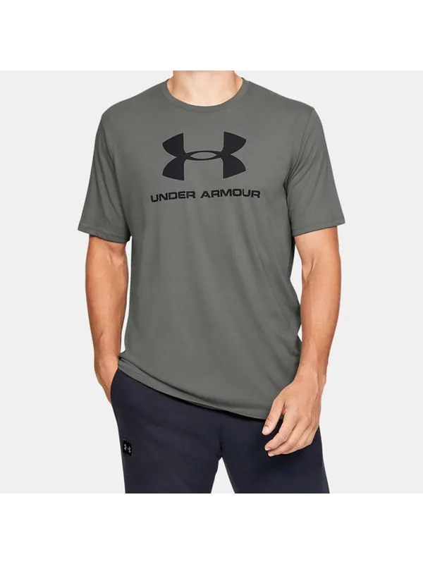 Футболка men's sportstyle training sports green Under Armour — изображение 3 из 4, зеленый