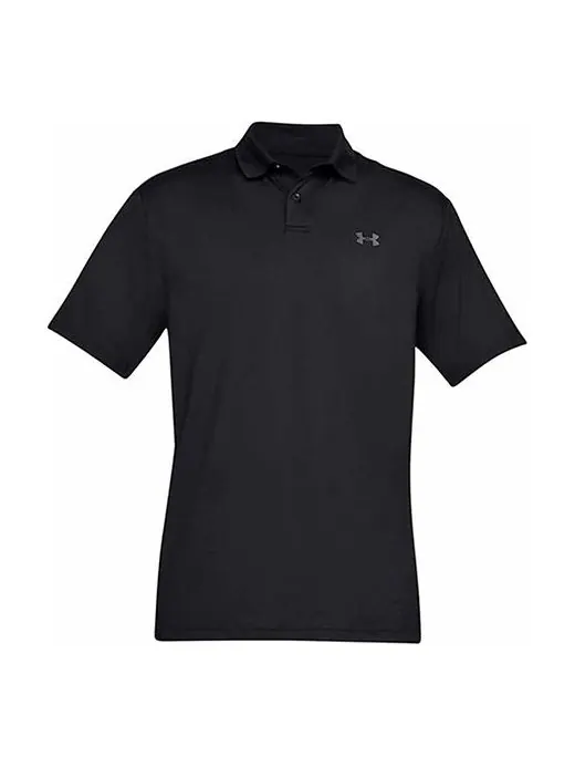 Футболка men's performance polo 2.0 golf sports breathable short sleeve polo shirt black Under Armour — изображение 1 из 4