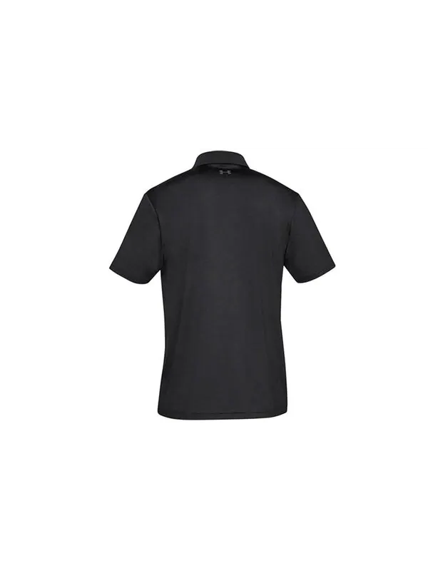 Футболка men's performance polo 2.0 golf sports breathable short sleeve polo shirt black Under Armour — изображение 2 из 4