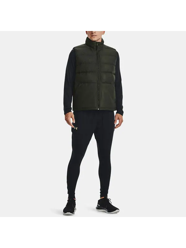 Жилет men's ua storm sportstyle down vest 'dark green' Under Armour — изображение 3 из 4, темный зеленый