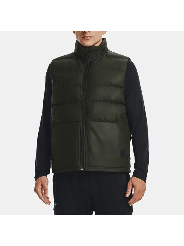 Жилет men's ua storm sportstyle down vest 'dark green' Under Armour — изображение 4 из 4, темный зеленый