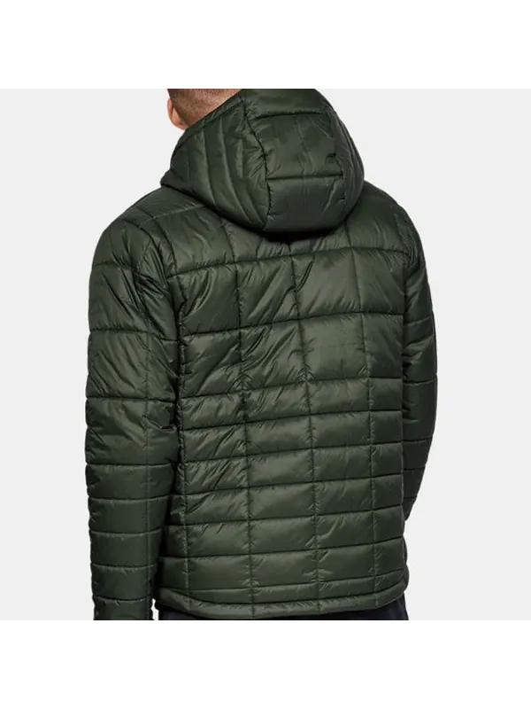 Куртка men's sports hooded jacket dark green Under Armour — изображение 4 из 4, темный зеленый