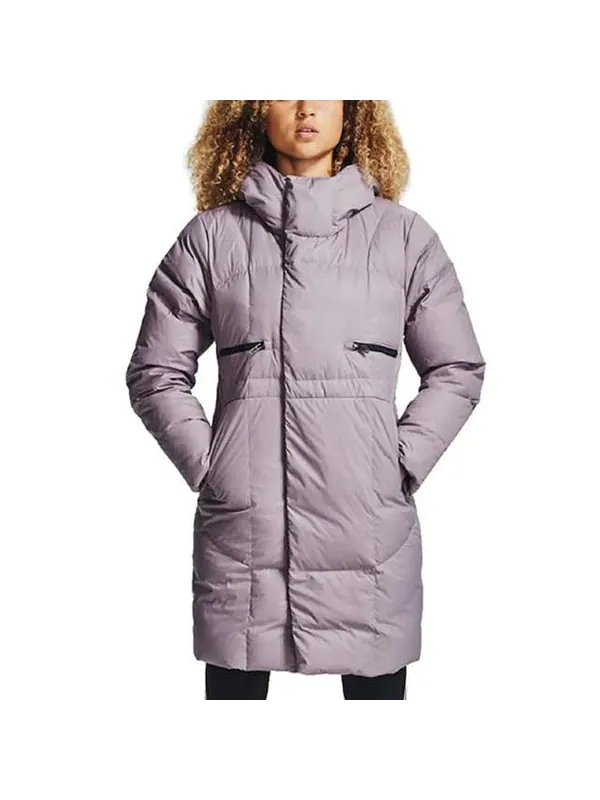 Куртка down fleece jacket 'mauve' Under Armour — изображение 3 из 4, сирень