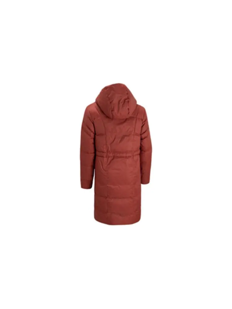 Куртка (WMNS) Under Armour Long Down Parka 'Copper' — изображение 2 из 4, медь