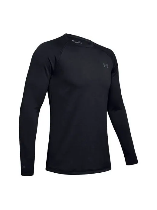 Футболка coldgear base 3.0 long sleeve t-shirt 'black' Under Armour — изображение 1 из 2, черный