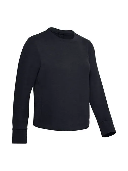 Толстовка unstoppable back mesh zipper training pullover black Under Armour — изображение 1 из 4, черный