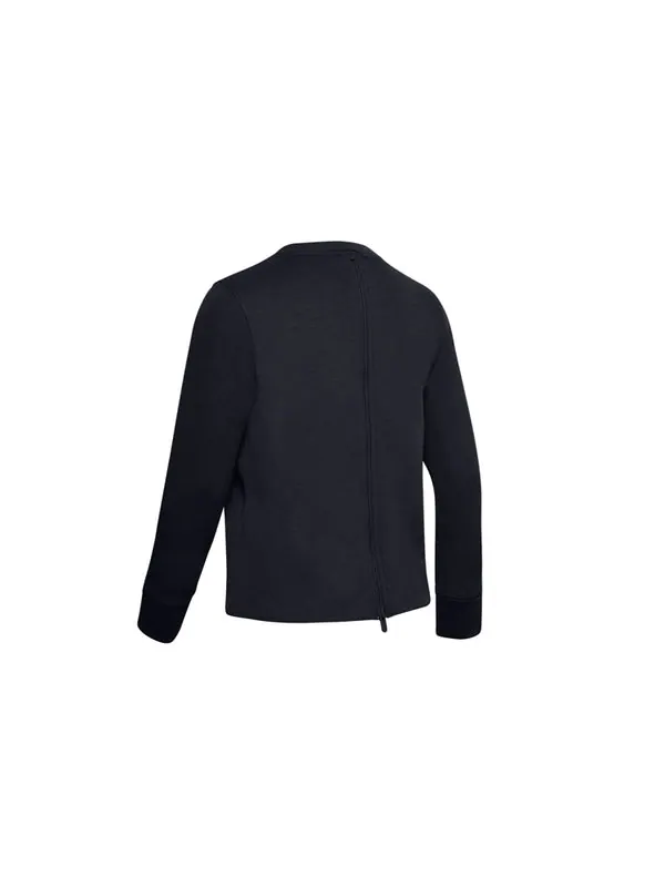 Толстовка unstoppable back mesh zipper training pullover black Under Armour — изображение 2 из 4, черный