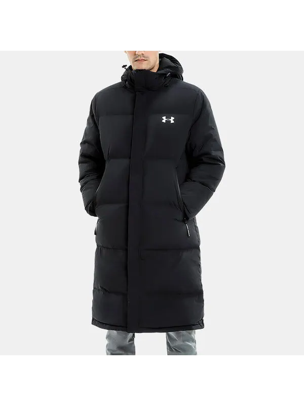 Куртка long down bench coat 'black' Under Armour — изображение 4 из 4, черный