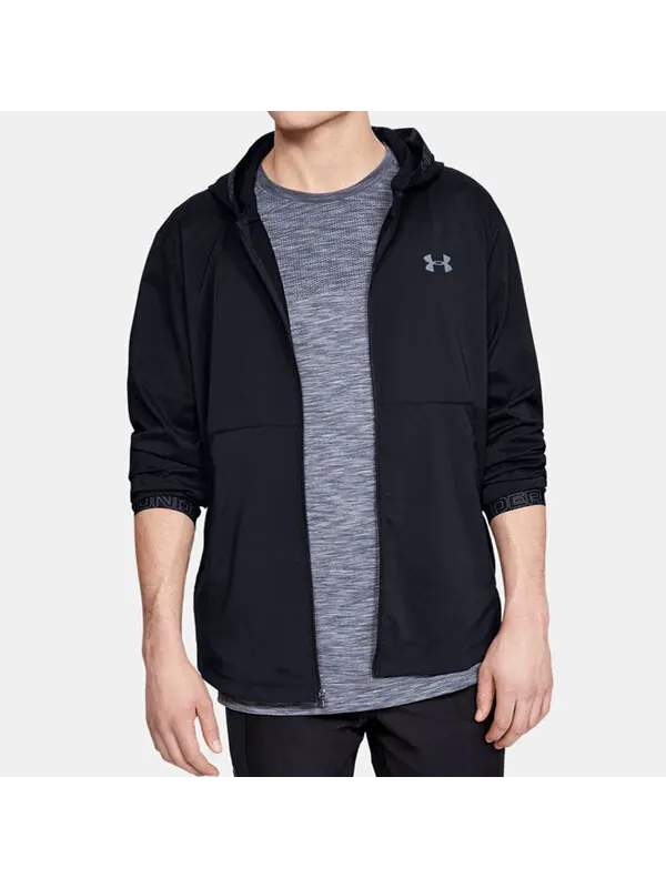 Куртка ua vanish woven training sports jacket black Under Armour — изображение 2 из 3, черный