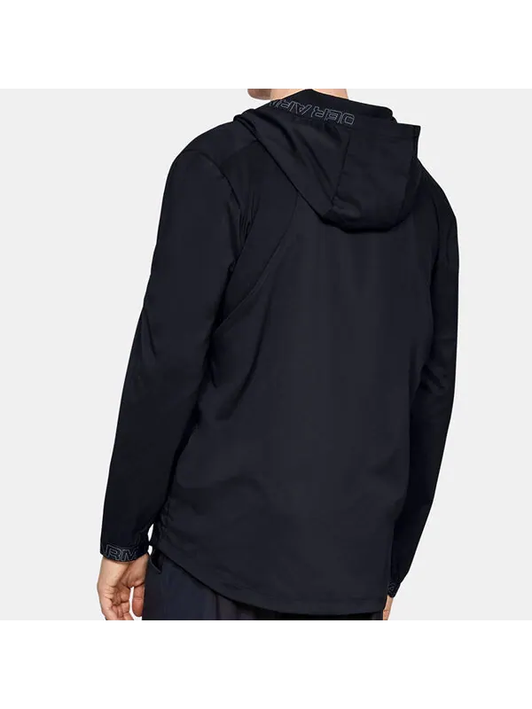 Куртка ua vanish woven training sports jacket black Under Armour — изображение 3 из 3, черный