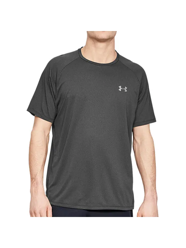 Футболка men's tech short sleeve black Under Armour — изображение 3 из 4, черный