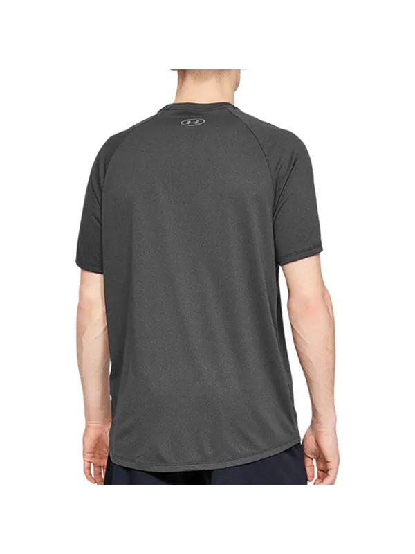 Футболка men's tech short sleeve black Under Armour — изображение 4 из 4, черный