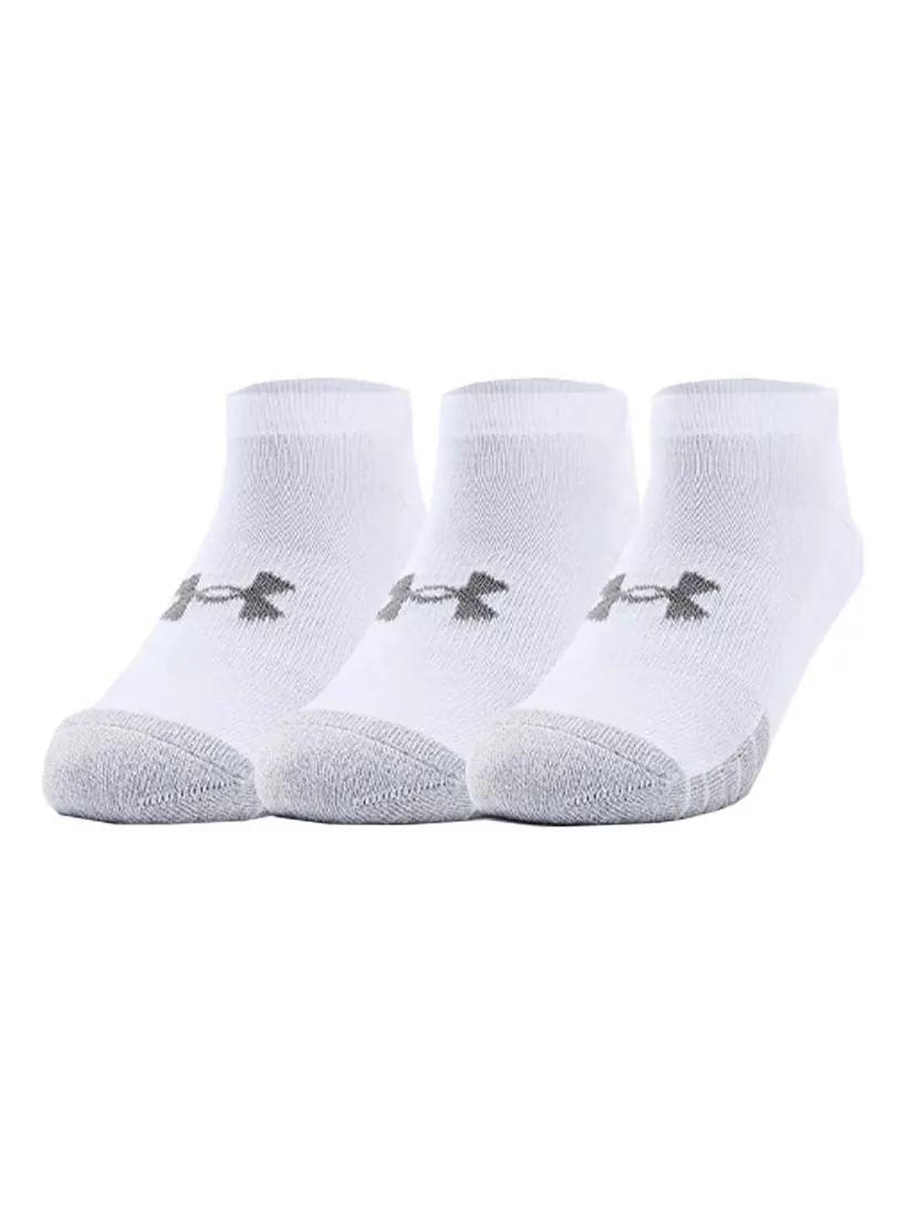 Носки Under Armour HeatGear No Show Socks 3-Pack 'White' — изображение 1 из 2, белый