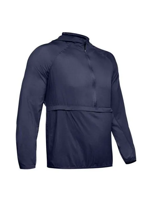 Куртка qualifier packable jacket 'blue' Under Armour — изображение 1 из 2, синий