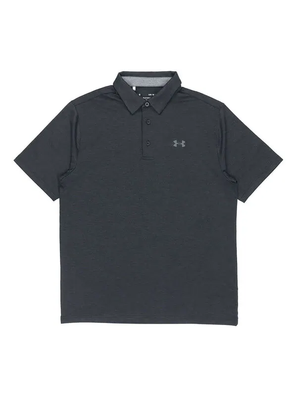 Футболка men's playoff golf sports thin and light breathable loose short sleeve polo shirt black Under Armour, черный
