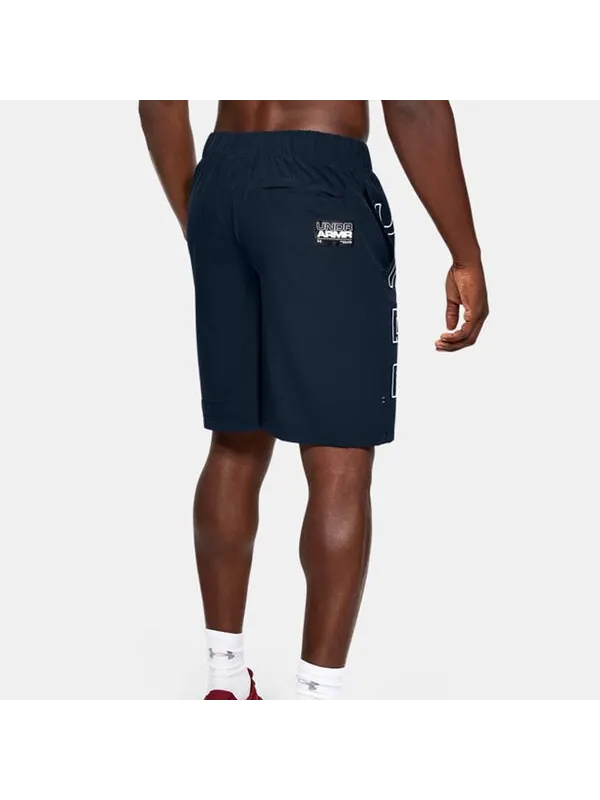 Шорты moments wind shorts 'navy' Under Armour — изображение 4 из 4, темно-синий
