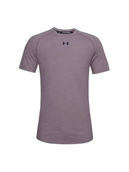 Футболка charged cotton t-shirt 'mauve' Under Armour — изображение 1 из 2, сирень