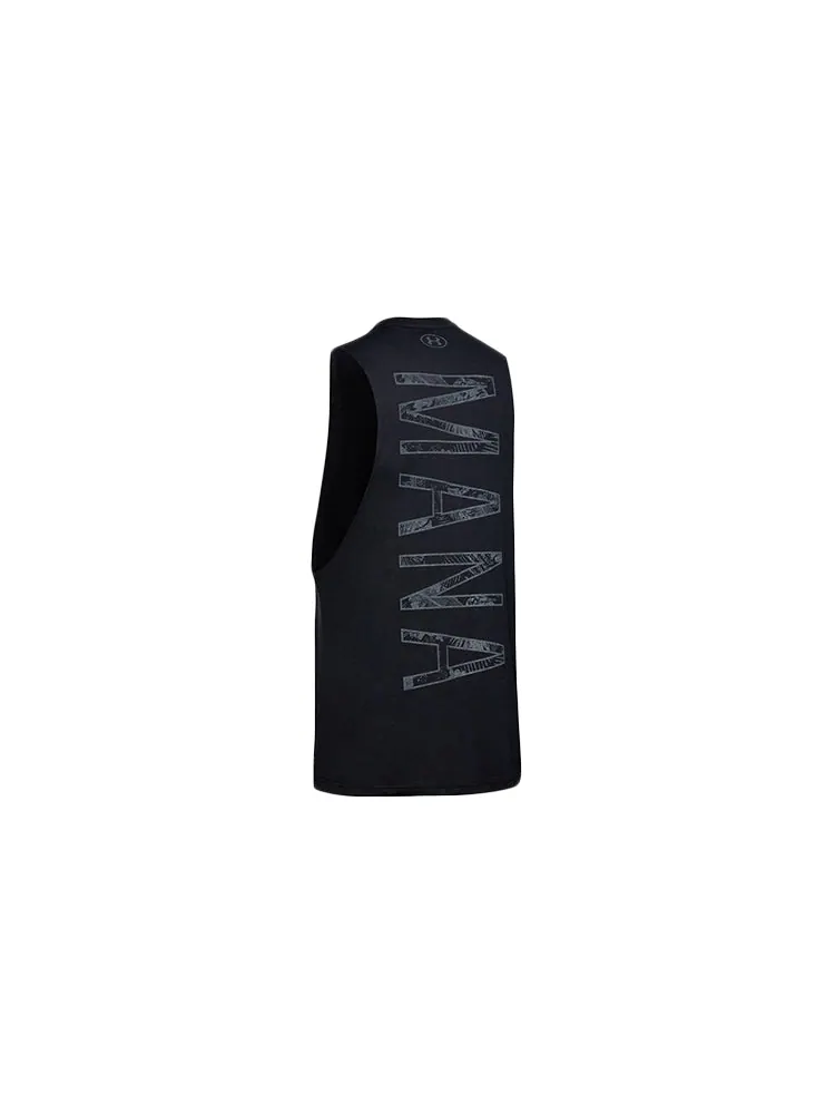 Спортивный топ Under Armour Project Rock Mana Tank Top 'Black' 1351589-001 — изображение 2 из 5, черный